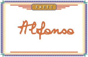 AlfonsoдӢ