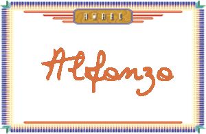 AlfonzoдӢ
