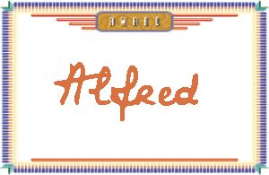 Alfred的手写英文