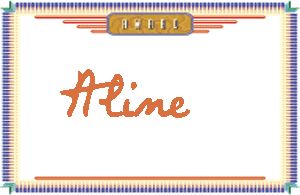 Aline的手写英文