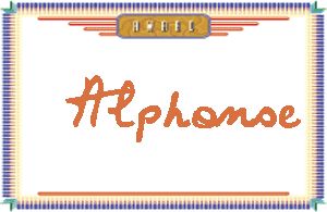 AlphonseдӢ
