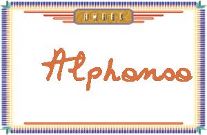 AlphonsoдӢ