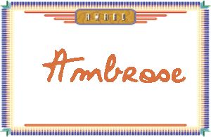 AmbroseдӢ