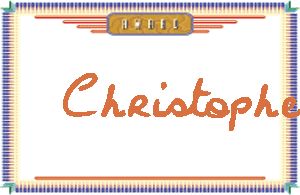 Christopher的手写英文