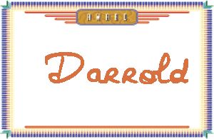 Darrold的手写英文