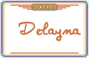 Delayna的手写英文