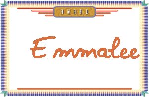 Emmalee的手写英文