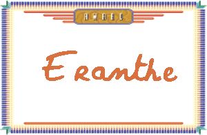 Eranthe的手写英文