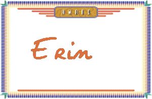 Erin的手写英文