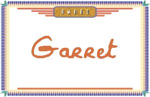 Garret的手写英文