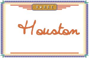 Houston的手写英文