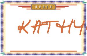 KATHYKATHIE的手写英文