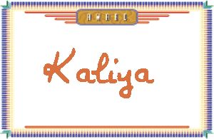 KaliyaдӢ
