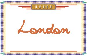 London的手写英文