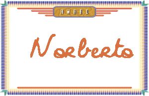Norberto的手写英文