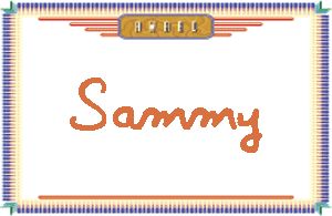 Sammy的手写英文
